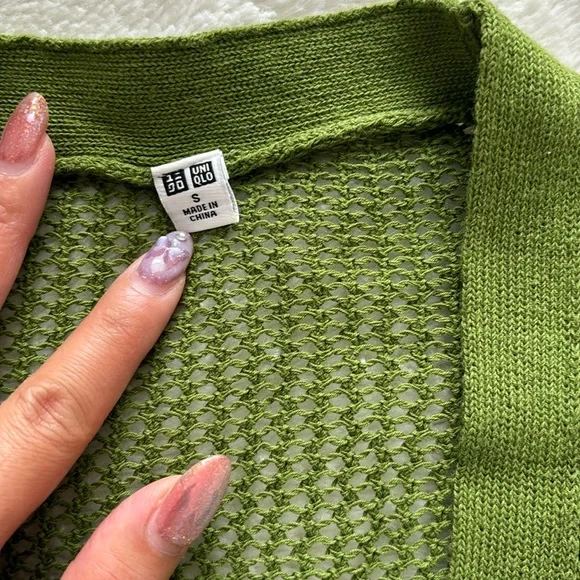 🌸🌼Spring ✨ Uniqlo Net Cardigan- S - Picture 6 of 9